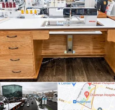 فروش میز چرخ خیاطی در اقدسیه