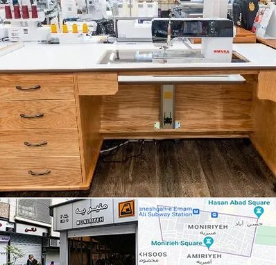 فروش میز چرخ خیاطی در منیریه 