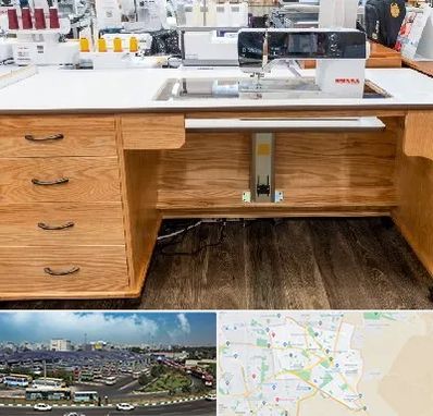 فروش میز چرخ خیاطی در منطقه 15 تهران 