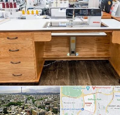 فروش میز چرخ خیاطی در گیشا 