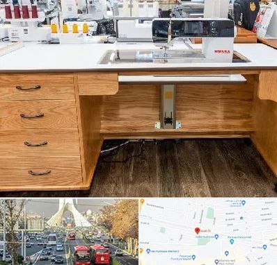 فروش میز چرخ خیاطی در خیابان آزادی 