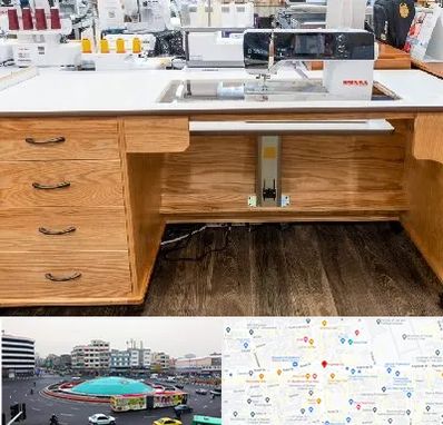 فروش میز چرخ خیاطی در میدان انقلاب 