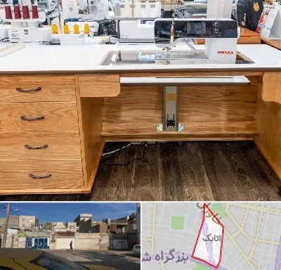 فروش میز چرخ خیاطی در اتابک