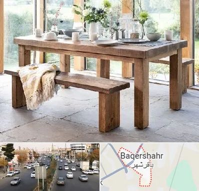 فروش میز چوبی در باقرشهر