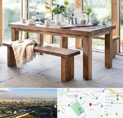 فروش میز چوبی در هنگام 