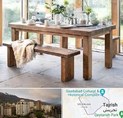 فروش میز چوبی در زعفرانیه 