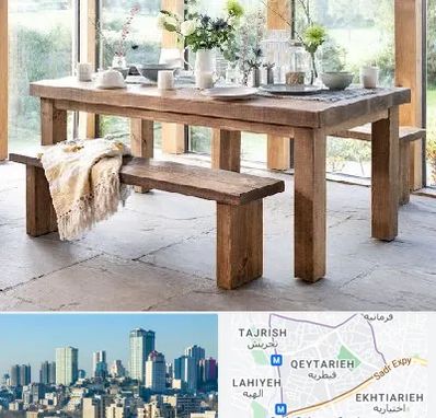 فروش میز چوبی در قیطریه 