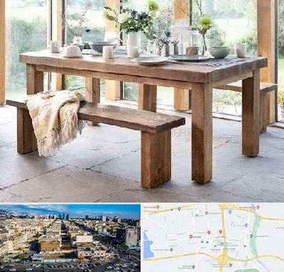 فروش میز چوبی در شهرک راه آهن 