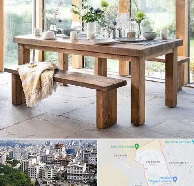 فروش میز چوبی در ولنجک 