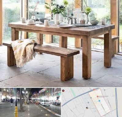 فروش میز چوبی در باغ فیض اسلامشهر 