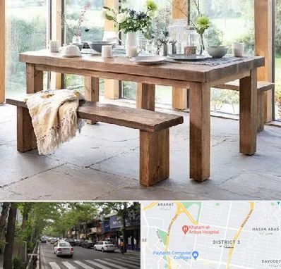 فروش میز چوبی در ظفر 