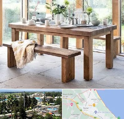 فروش میز چوبی در رودسر