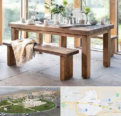 فروش میز چوبی در بومهن