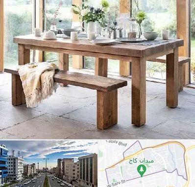 فروش میز چوبی در سعادت آباد 