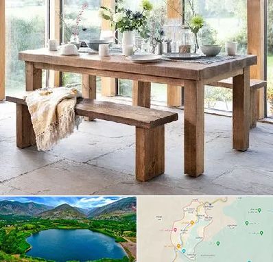 فروش میز چوبی در رودبار