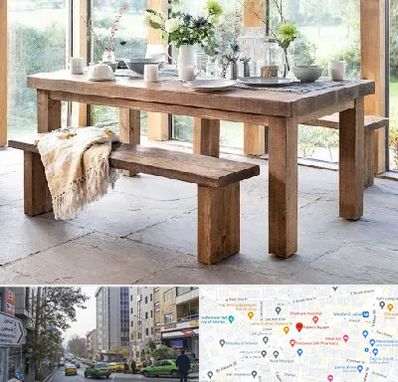 فروش میز چوبی در فاطمی 