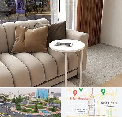 فروش میز جلو مبلی در ونک 