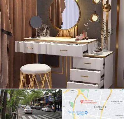 فروش میز آرایش در ظفر 
