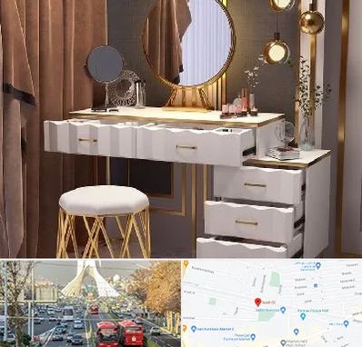 فروش میز آرایش در خیابان آزادی 