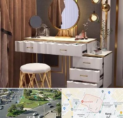 فروش میز آرایش در شاهین ویلا کرج 