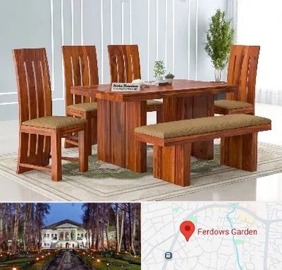 فروش میز ناهار خوری در باغ فردوس