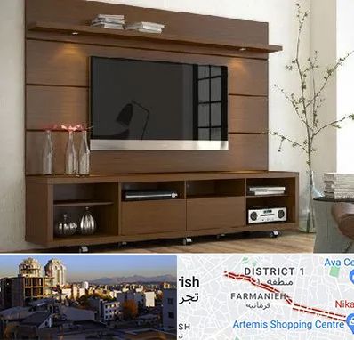فروش میز تلویزیون در فرمانیه 