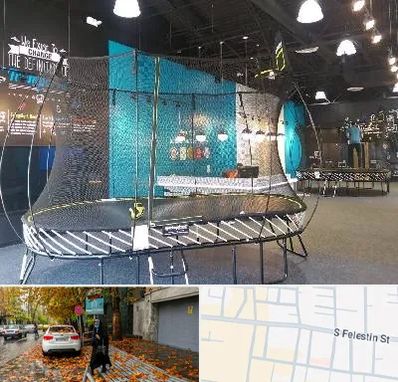 فروش ترامپولین در خیابان فلسطین
