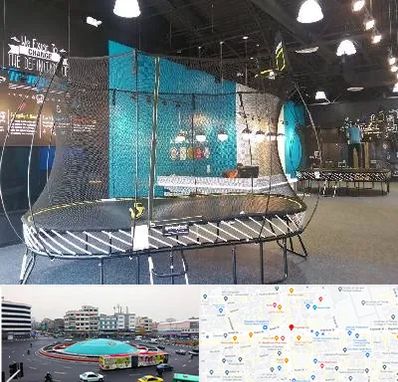 فروش ترامپولین در میدان انقلاب 