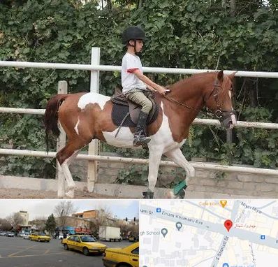 آموزش سوارکاری در شهناز تبریز 