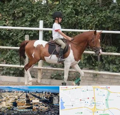 آموزش سوارکاری در شهرک راه آهن 