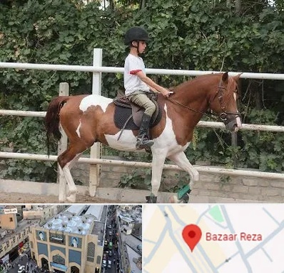 آموزش سوارکاری در بازار رضا مشهد