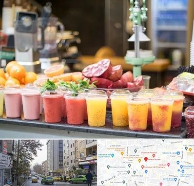 آب میوه فروشی در فاطمی