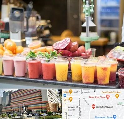 آب میوه فروشی در سهروردی