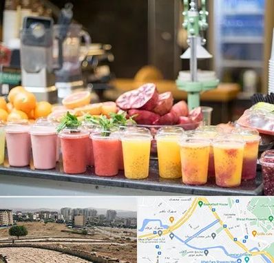 آب میوه فروشی در کوی وحدت شیراز