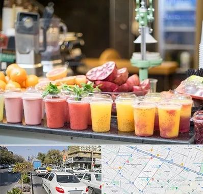 آب میوه فروشی در مفتح مشهد