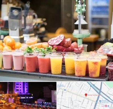 آب میوه فروشی در آبرسان تبریز