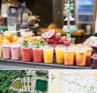 آب میوه فروشی در وکیل آباد مشهد