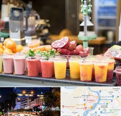 آب میوه فروشی در کیانپارس اهواز