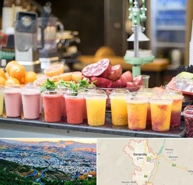 آب میوه فروشی در سنندج