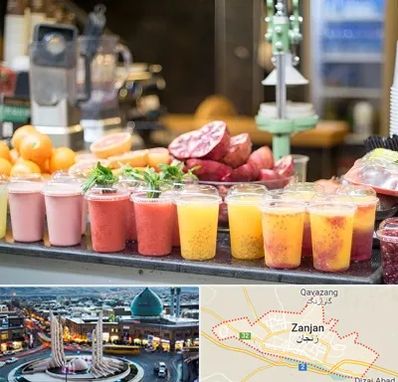 آب میوه فروشی در زنجان