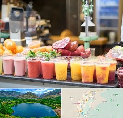 آب میوه فروشی در رودبار