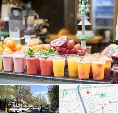 آب میوه فروشی در کوی فیروز تبریز