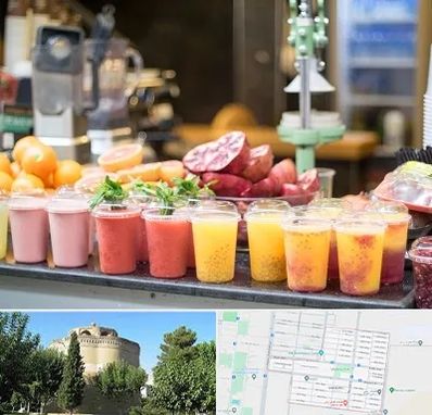 آب میوه فروشی در مرداویج اصفهان