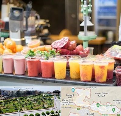 آب میوه فروشی در پردیس