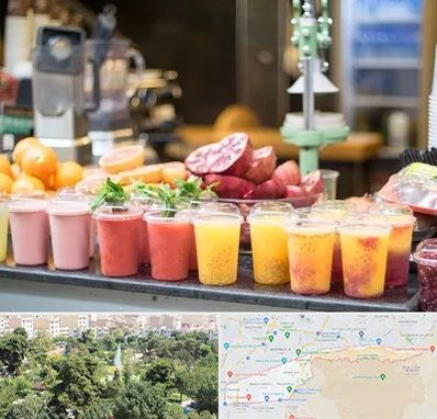 آب میوه فروشی در منطقه 13 تهران