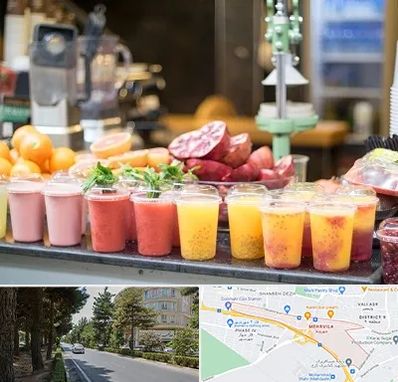 آب میوه فروشی در مهرویلا کرج