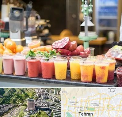 آب میوه فروشی در شمال تهران