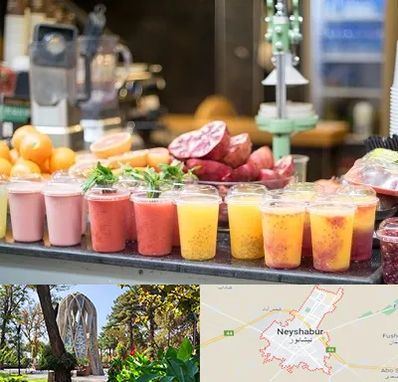 آب میوه فروشی در نیشابور