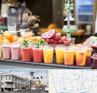 آب میوه فروشی در 17شهریور