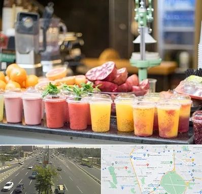 آب میوه فروشی در منطقه 17 تهران